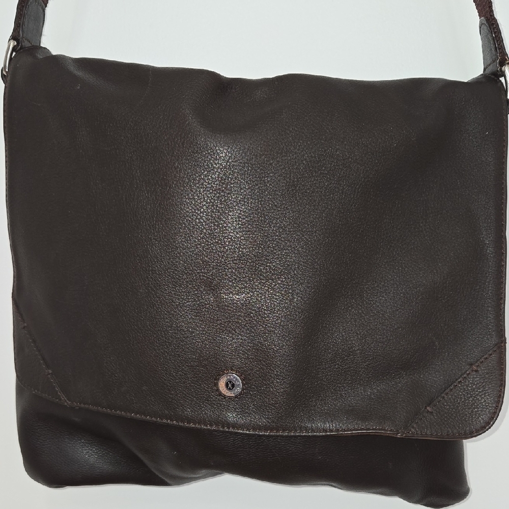 Cole Haan Dark Brown Messenger Bag